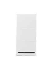 Hängeschrank >Gloss< in Weiß-Anthrazit -...