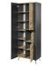 Hochschrank >Line< in Anthrazit-Eiche Artisan Nachbildung - 76x191x31 (BxHxT)