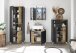 Badkommode >Line< in Anthrazit-Eiche Artisan Nachbildung - 78x126x40 (BxHxT)