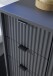 Waschbeckenunterschrank >Lucera< in Grau - 60x60x32 (BxHxT)