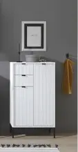 Badkommode >Lucera< in Weiß aus...