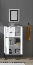 Badkommode >Lucera< in Weiß aus...