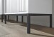 Hochschrank >Lucera< in Weiß aus Weiß-MDF - 32x192x32cm (BxHxT)