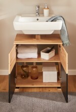 Waschbeckenunterschrank >Riom< in Eiche...