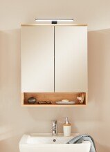 Badezimmerspiegelschrank >Riom< in Eiche Artisan -...