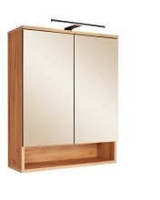 Badezimmerspiegelschrank >Riom< in Eiche Artisan -...