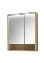Badezimmerspiegelschrank >Vassili< in Eiche Artisan Nachbildung