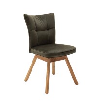Drehstuhl >SION< (2er Set) in olive - 48x49x45(BxHxT)
