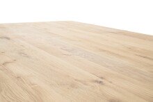 Esstisch >TRINIDAD< in Eichefarben/schwarzgrau - 200x77 (BxH)