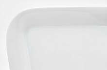 Kombiservice Geschirr-Set, Service Opera (30-tlg), 6 Personen, geschwungene Form, weiß, Porzellan