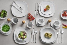 Kombiservice Geschirr-Set, Service Altea (32-tlg), 4 Personen, Porzellan, ideal für den täglichen Gebrauch