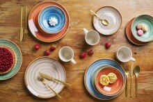 Kombiservice Geschirr-Set, Service Magnifica (16-tlg), 4 Personen, Steingut