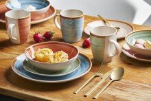 Kombiservice Geschirr-Set, Service Magnifica (16-tlg), 4 Personen, Steingut