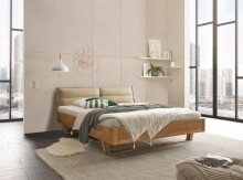 TJARK Modernes Massivholzbett 180x200 - Komfortables...