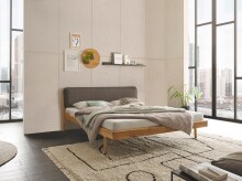 JERIK Modernes Massivholzbett 180x200 - Komfortables...