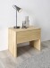 HILLA Nachttisch Massivholz Eiche - Hochwertiger Nachtschrank mit Schublade - 50 x 41 x 35 cm (B/H/T)