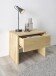 HILLA Nachttisch Massivholz Eiche - Hochwertiger Nachtschrank mit Schublade - 50 x 41 x 35 cm (B/H/T)