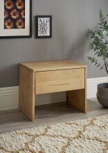 HILLA Nachttisch Massivholz Fichte - Hochwertiger...