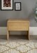 HILLA Nachttisch Massivholz Fichte - Hochwertiger Nachtschrank mit Schublade und offenem Ablagefach - 48 x 41 x 38 cm (B/H/T)