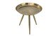 Beistelltisch >1037< in Stahl-Aluminium Legierung Gold - 40x38x40x40 (BxHxTxD)