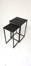 Beistelltisch >1080< in Schwarz, Aluminium -...
