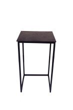 Beistelltisch >1080< in Schwarz, Aluminium - 30x51,5x30cm (BxHxT)