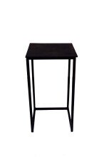 Beistelltisch >1080< in Schwarz, Aluminium - 30x51,5x30cm (BxHxT)