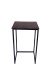 Beistelltisch >1080< in Schwarz, Aluminium - 30x51,5x30cm (BxHxT)
