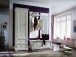 Sitzbank >OPUS< in weiß/ withe sanded, Recycle-Kiefer massiv - 120x40x45 (BxHxT)