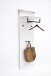 Garderobe >OPUS< in weiß/ withe sanded - 59x145x30 (BxHxT)