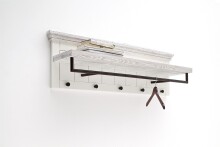 Garderobe >OPUS< in weiß/ withe sanded -...