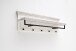 Garderobe >OPUS< in weiß/ withe sanded - 124x40x30 (BxHxT)