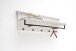 Garderobe >OPUS< in weiß/ withe sanded - 124x40x30 (BxHxT)