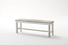 Sitzbank >OPUS< in Kiefer weiß/ withe sanded,...