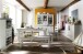 Sitzbank >OPUS< in Kiefer weiß/ withe sanded, Recycle - 140x49x35cm (BxHxT)