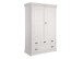 Wäscheschrank >SZ-0132< in weiß - 120x190x55 (BxHxT)