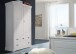 Wäscheschrank >SZ-0132< in weiß - 120x190x55 (BxHxT)