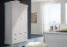Wäscheschrank >SZ-0132< in weiß - 120x190x55 (BxHxT)