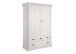 Wäscheschrank >SZ-0132< in weiß - 120x190x55 (BxHxT)