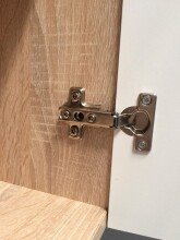 Unterschrank >Ailina< in Sonoma-Eiche / weiß, Holzwerkstoff - 100x90x60 (BxHxT)