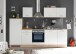 Unterschrank >Ailina< in Sonoma-Eiche / weiß, Holzwerkstoff - 100x90x60 (BxHxT)