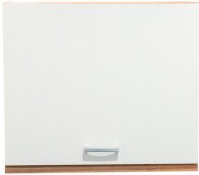 Hängeschrank >Ailina< in Sonoma-Eiche / weiß, Holzwerkstoff - 60x50x31cm (BxHxT)