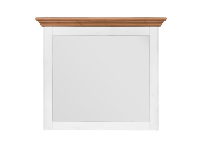 Spiegel >SZ-0132< in weiß - 100x100x6 (BxHxT)