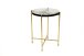 Beistelltisch >1093< in Gold, Eisen - 50x40cm (HxD)
