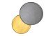 Beistelltisch >1122< in Gold / Anthrazit, Aluminiumguss - 46x61cm (HxD)
