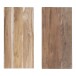 Hocker >Barcelona< in Braun, Teak - 50x45x25cm (BxHxT)