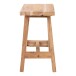 Hocker >Barcelona< in natur, Teak - 50x45x25cm (BxHxT)