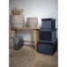 Sitzbank >Barcelona< in Braun, Teak - 90x45x25cm (BxHxT)