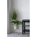 Schuhbank >Padova< in Grau, Stoff - 34x50x100cm (BxHxT)