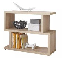 Regal >Benny< in Sonoma/Eiche, Wabenplatten - 100x80x38cm (BxHxT)